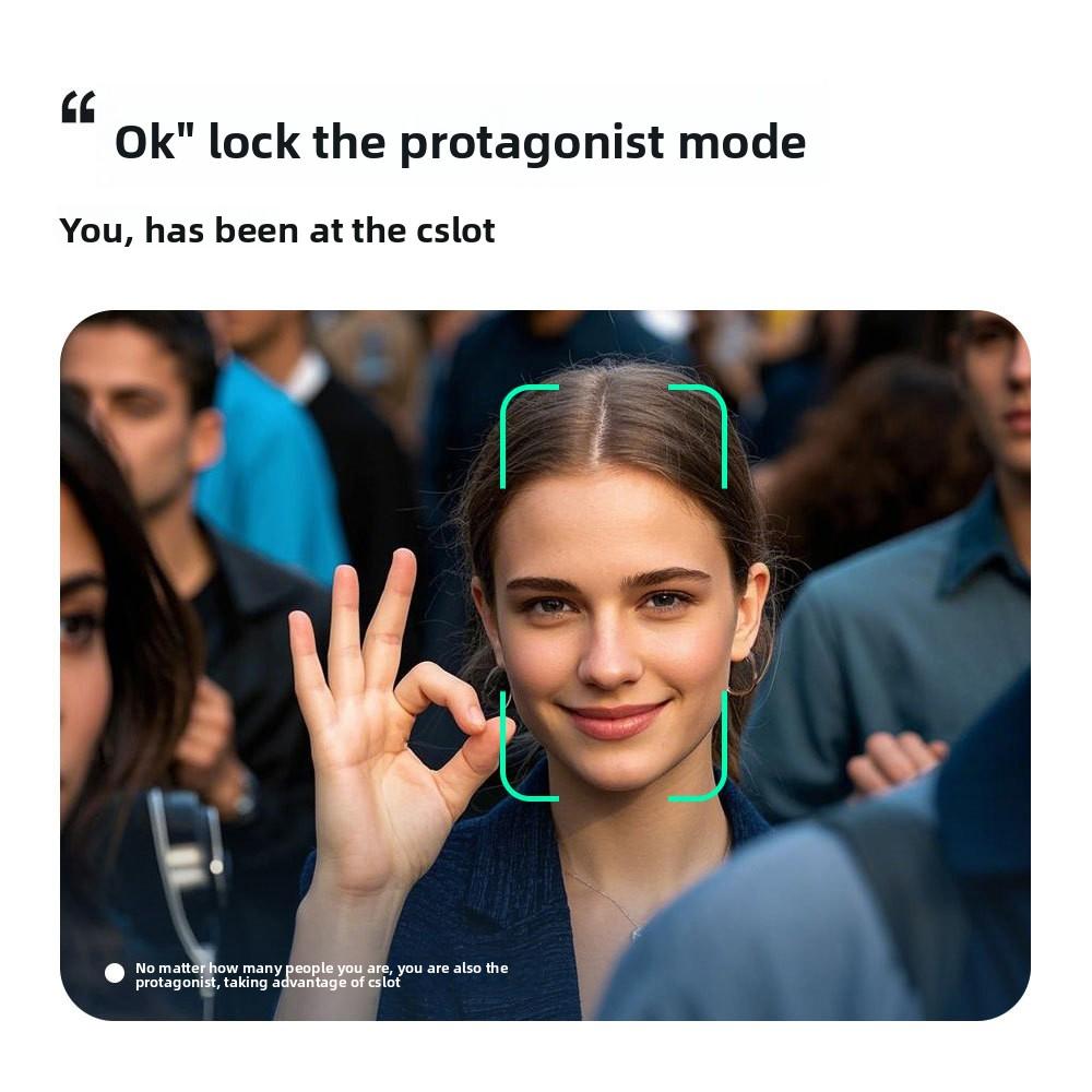 Face Tracking Gimbal Stabilizer Tripod Auto Pop-Up Phone Selfie Stick  for Vlog Video Shooting