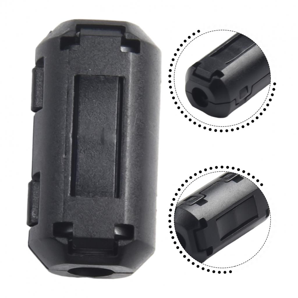Noise Suppressor Ferrite Core Soft Magnetic Anti-jamming Black