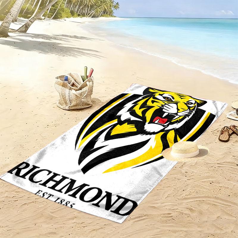 West Coast Eagles Print Beach Towel, Large Soft Quick Dry Towel for Beach Camping Swimming