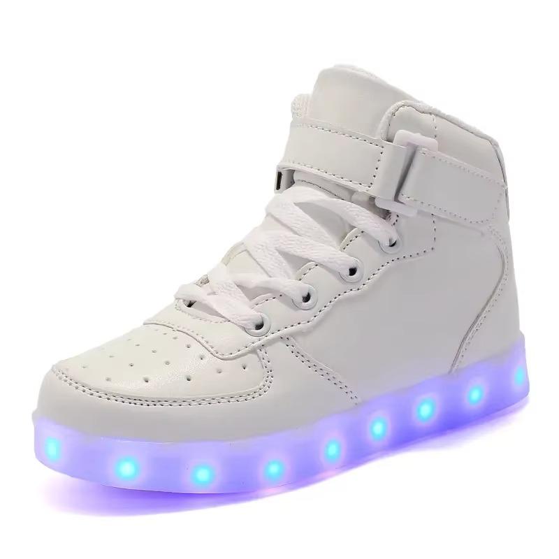 Men's Glowing Sneakers Unisex Luxury Luminous Sneakers USB LED Colorful Lighted Luminous Shoes Women Night Light Vulcanize Shoes
