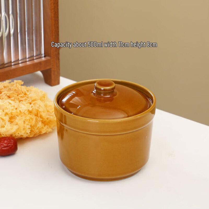 ZISIZ Earthenware Stew Pot with Lid