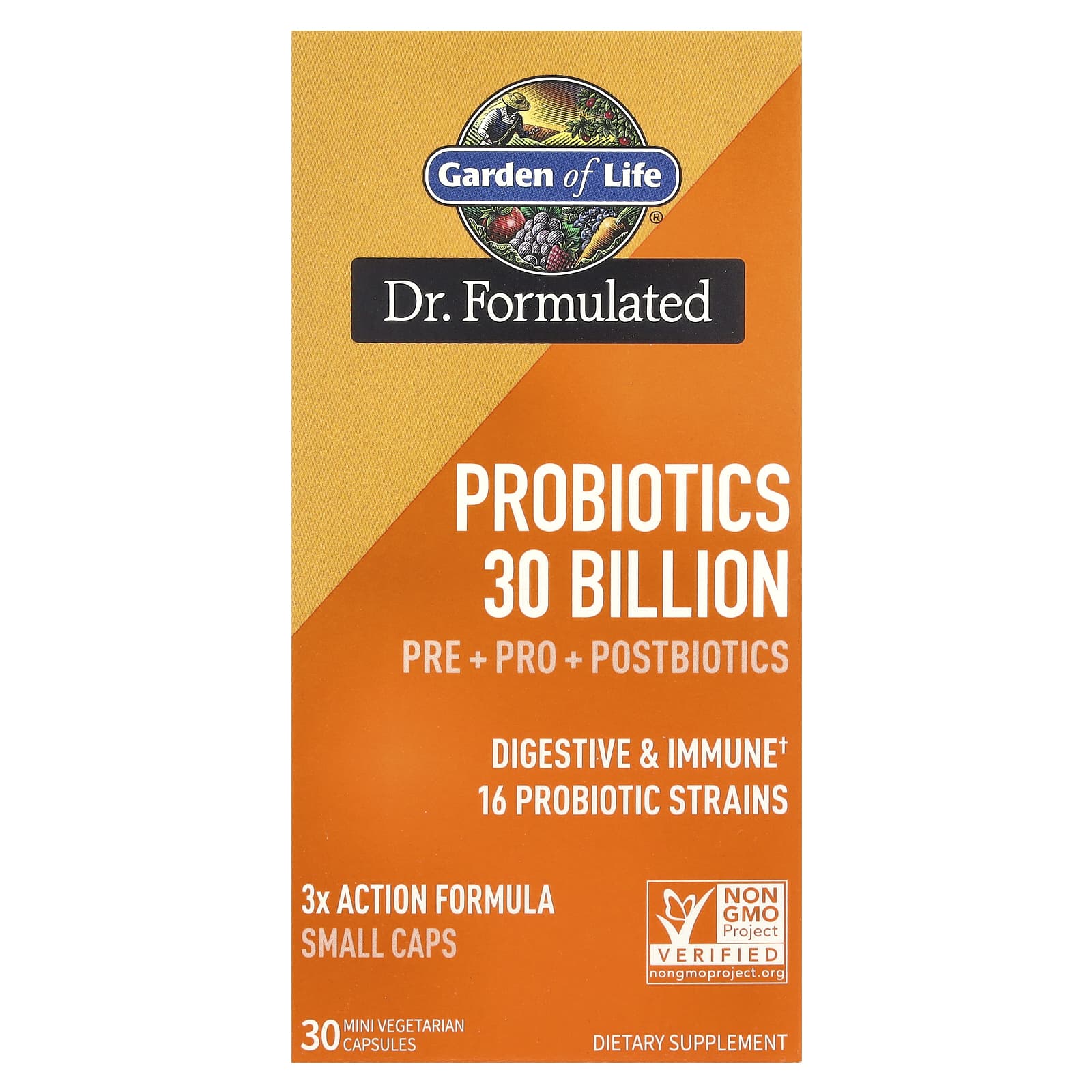 

Probiotic, Mini Veggie Capsules 30