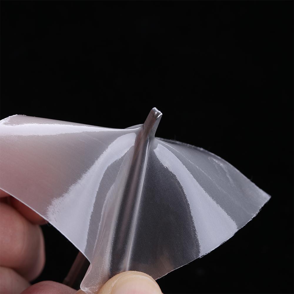 5 pezzi di toppe in tessuto trasparenti impermeabili, autoadesive, in nylon, per tende da esterno, per riparare giacche, accessori sportivi