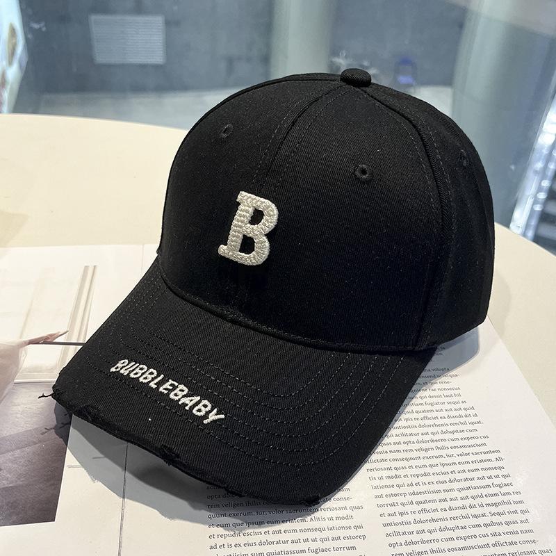 Spring and Summer Embroidery Letter Hat Men and Women Korean Style Fashion Sun Protection Baseball Hat Duck Tongue Couple