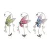 Butterfly Charm Drop Earrings Alloy and Resin Earwear Earbone Clip Decoration Perfect for Modern Women's Daily Party Use