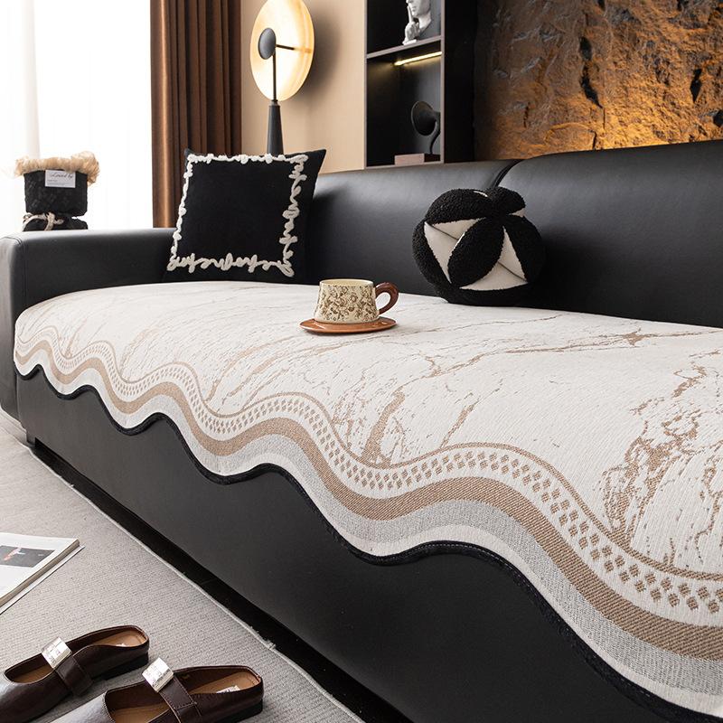 Light Luxury High-End Sense Four-Season Universal Combination Sofa Cushion  New One-Piece Lazy Sofa Cushion