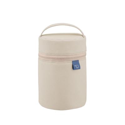 Zojirushi Soup Jar Small with Increased Heat Cutlery and Fully Pouch, (250-400ml), Retention, Pocket, Handle, Washable, Beige, SW-PB01-CM