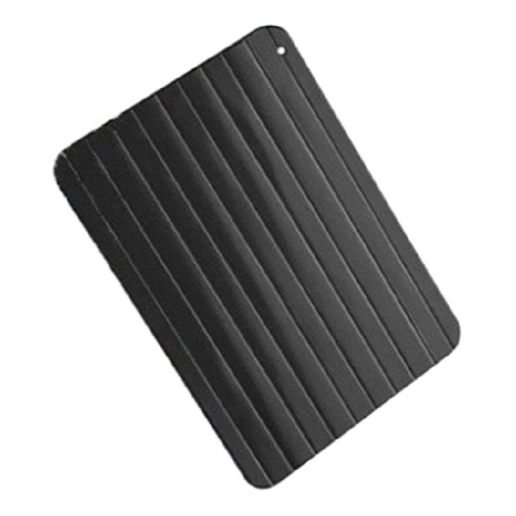 Nonstick Aluminum Defrosting Tray Quick Thawing Plate Rapid Defrost Tray for Fast Thawing of Frosty Meat and Vegetables