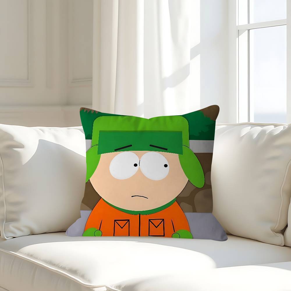 South Park K-Kyle Broflovski Kissenbezug Abnehmbarer Waschbarer Kissenbezug – Ganzjährig Weiches Leinen