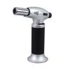 MOD 800 Flame Gas Torch Hand Held Mini Blow Torch for Cigar Outdoor BBQ Camping Cooking Silver Black Large Size