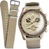 [Ocdin] 20mm Watch Band Omega X Swatch for Omega X Swatch Omega and Swatch Speedmaster Moon Swatc...