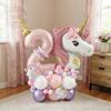 57pcs Unicorn Rainbow Birthday Balloons, 1-9 Numbers, Rainbow Unicorn Theme, Birthday, Shower Party, Room Decoration