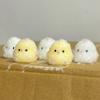 2Pcs Miniature Slow Rebound Relief Squeeze Toys Sticky Tpr Squishy Mini Chick Stress Relief Squishy  Fidget Toy