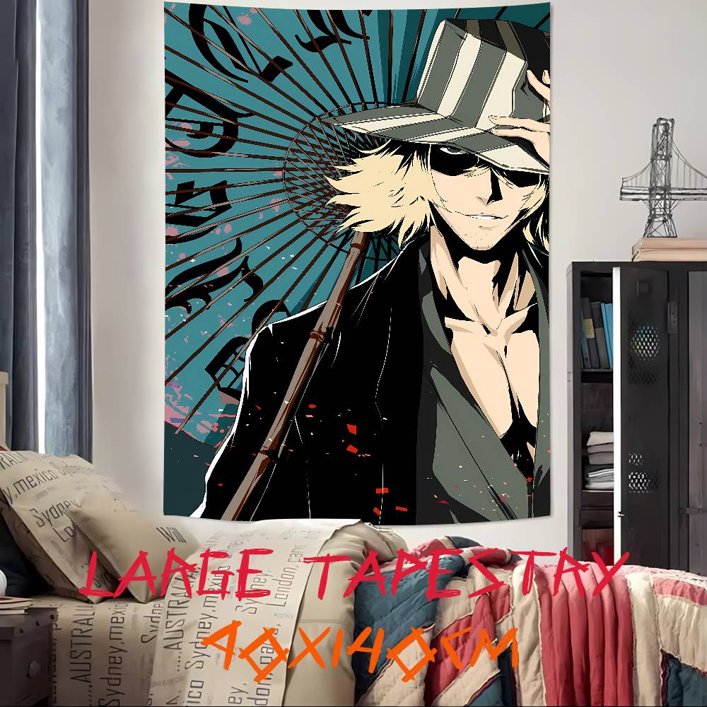 Fashion Cool Anime BBleachS Tapestry Decoration Bedroom Dormitory Background Cloth Holiday Home Party Living Room Club Tapestry
