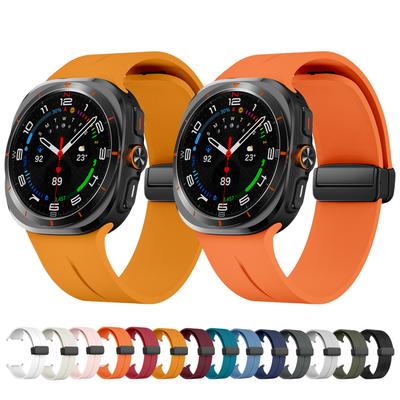 Band for Samsung Galaxy Watch Ultra 47mm Band Hiking Men Women Silicone Magnetic Accessories for Galaxy Watch Ultra Watchstrap