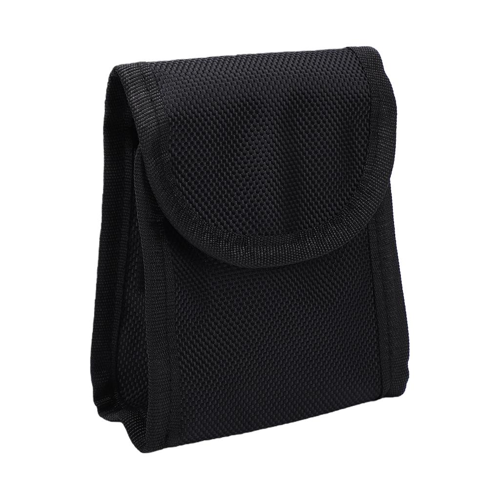 Tee Ball Pouch Bag Oxford Cloth Anti Dust Tee Holder Ball Waist Carry Bag Black for Cart