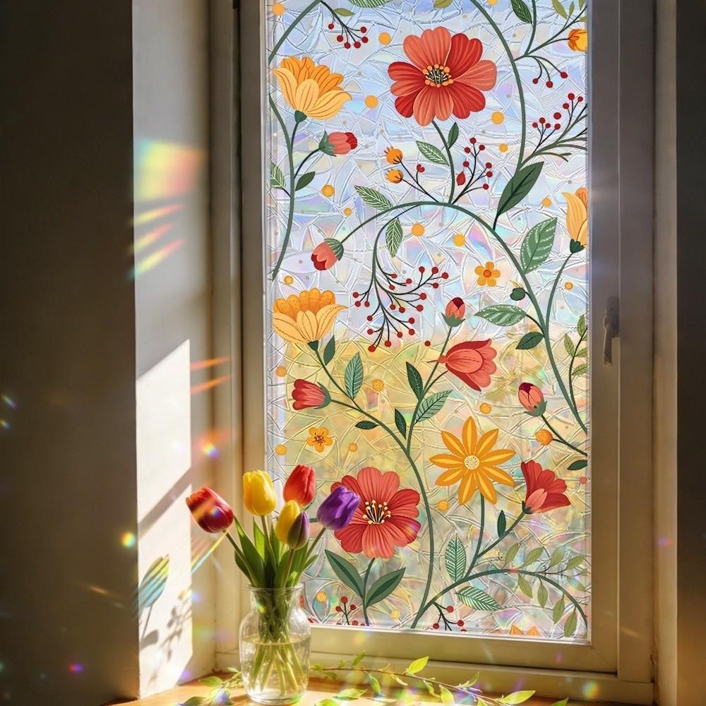 Self Adhesive Glass Sticker PVC Electrostatic Glass Sticker New Window Sticker Window Decoration