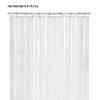 Transparent PEVA Shower Curtain Liner with Wighted Magnet Mold Resistant Waterproof Bathroom Bath Shower Curtain