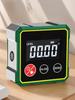 Magnetic Protractor Inclinometer Gauge with LCD Backlight Level Angle Measurement Tool for Construction Carpenter Craftsman Home