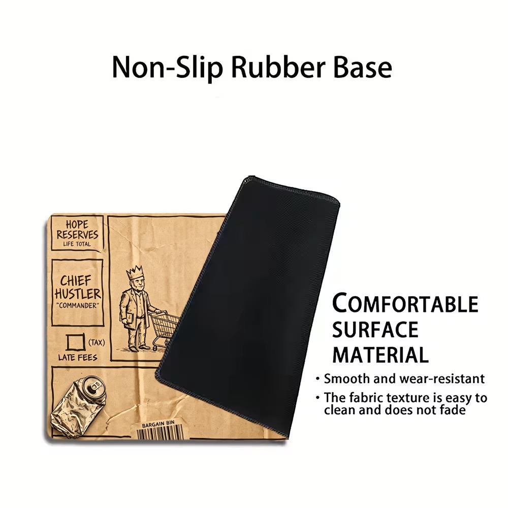 Vintage Worn Paper Street Sketch Card Game Playmat XXL Mousepad Stitched Edge Non-Slip Rubber Base Thick Wear For work Card game