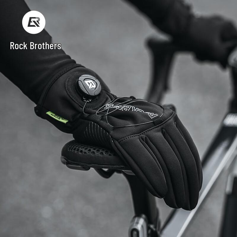 ROCKBROS Windproof Warm Full Finger Cycling Gloves