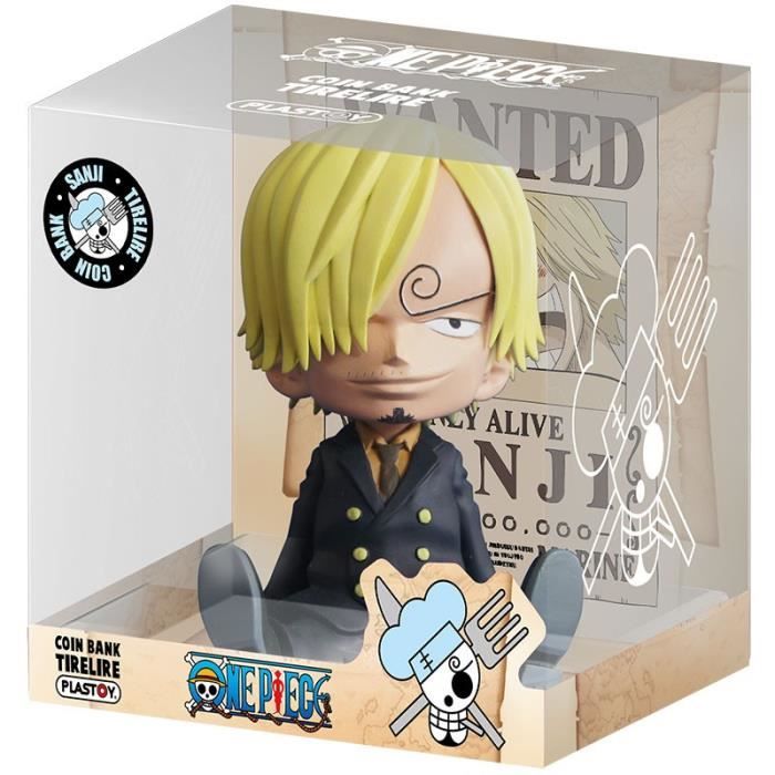 Tirelire - Plastoy - One Piece - Jaune - Cylindrique - Enfant