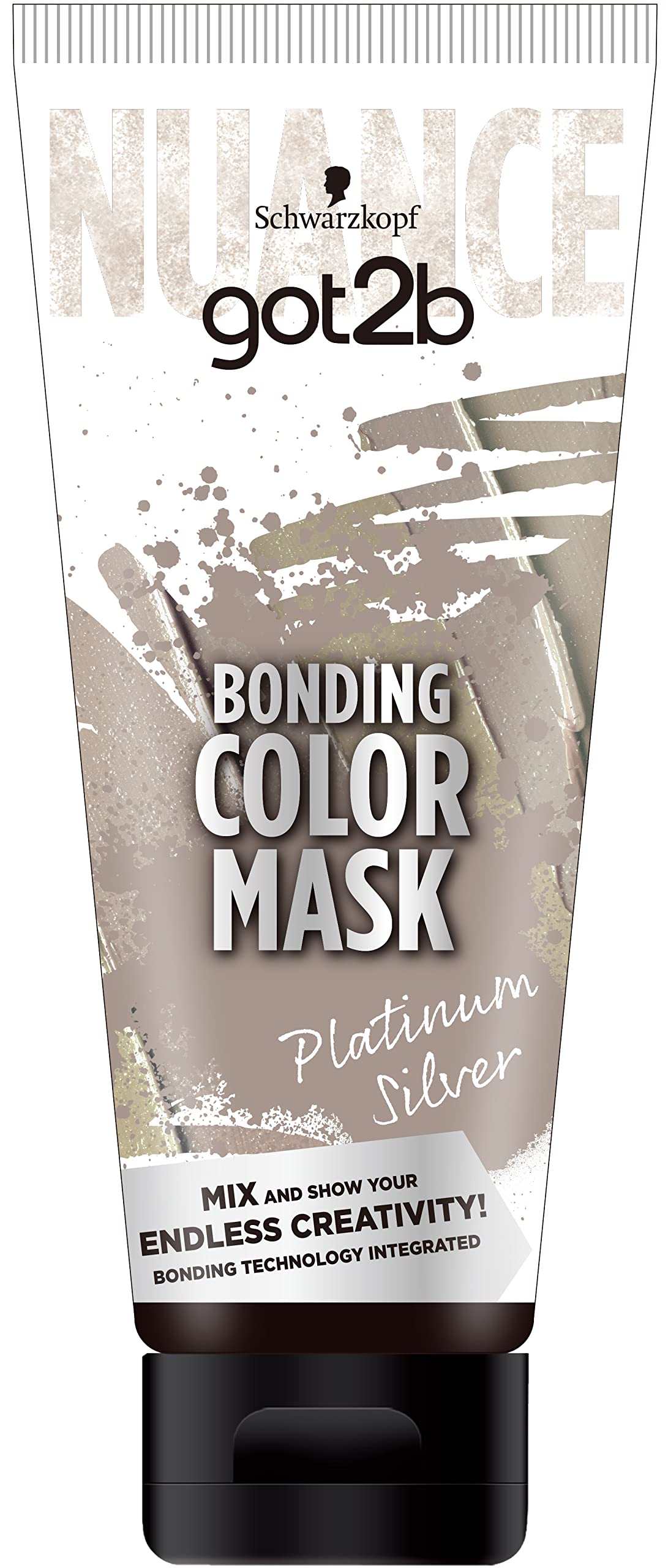 

got2b Bonding Color Platinum 180g Mask, Silver,