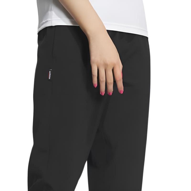 Adidas Comfortable Skin-Friendly Elastic Nine-Point Casual Pants Women Bottoms Black JI6003
