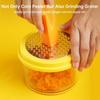 2 in 1 Multifunctional Corn and Ginger Grinder , Stainless Steel Manual Kernel Remover with Ergonomic Handle, Quickly Remove Kernels