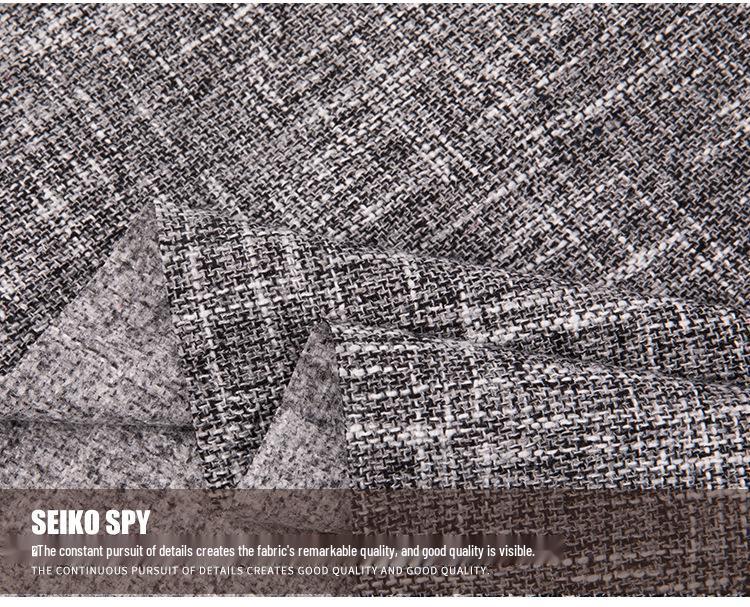 Polyester Cotton Yarn-Dyed Solid Color Linen-Like Fabric Sofa Towel & Tablecloth