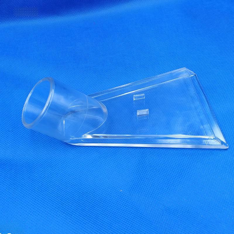 Jieba Vacuum Upholstery Scraper Nozzle - Transparent, Triangular, for Sofa and Fabric Cleaning