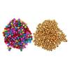 300pcs Small Bells DIY Mini Tiny Iron Jingle Bells with Hole for Craft Jewelry Festival Birthday Dec