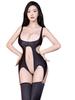 Crotchless Bodysuit Women's Porn Hollow Out Sexy Night Wear Tights High Cut Backless Tops Woman Leotard Allure Erotic Onesies
