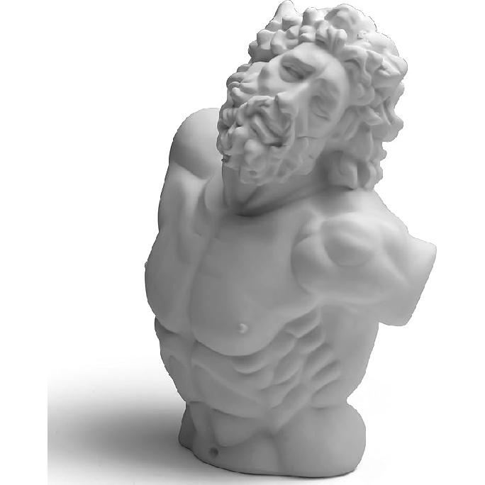 Garwor David Statue Head Sculptures 6  Michelangelo David Bust Figurine Classic Greek Roman Bust Home Decor Office Decor Laocoon 5.5