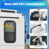 Vertical Sliding Black RV Window 12x22 inch Aluminum Frame with Insect Screen for Camper Trailer