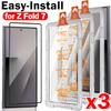 1/2/3Packs 9H Tempered Glass Film for Samsung Galaxy Z Fold 7 Fold7 2026 Shatterproof Screen Protectors with Auto Alignment Kit