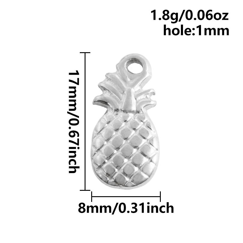 5pcs Kawaii Charm Flower Star Crab Stainless Steel Pendants For Jewelry Making Supplies Assorted Mini Charms In Bulk DIY Finding