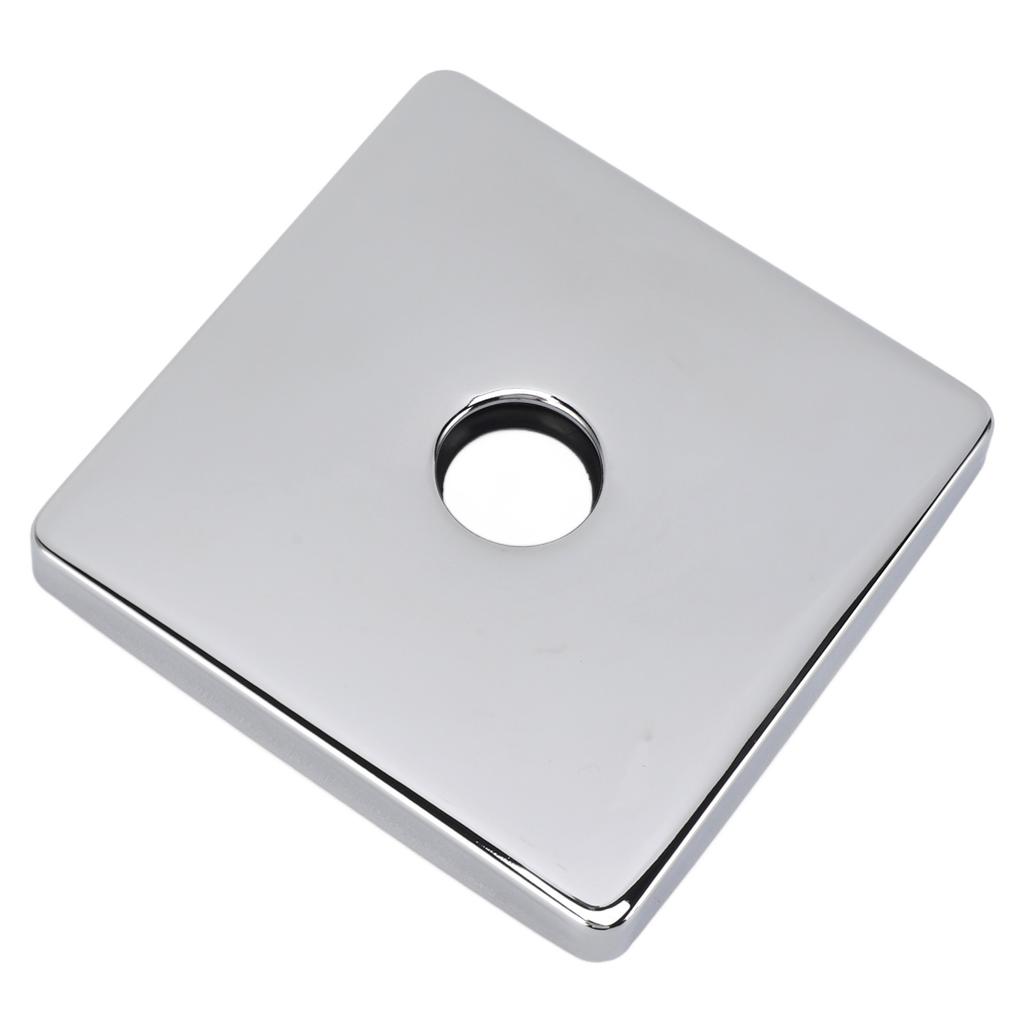 Square Shower Arm Cover Plate Universal Decorative Extra Large Stainless Steel Shower Arm Flange for Bathroom