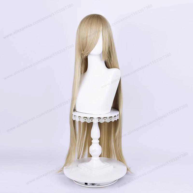 Anime 100Cm Long Staight Cosplay Synthetic Wig Black White Red Pink Brown Gold Blue Women Heat Resistant Hair High Quality Wigs