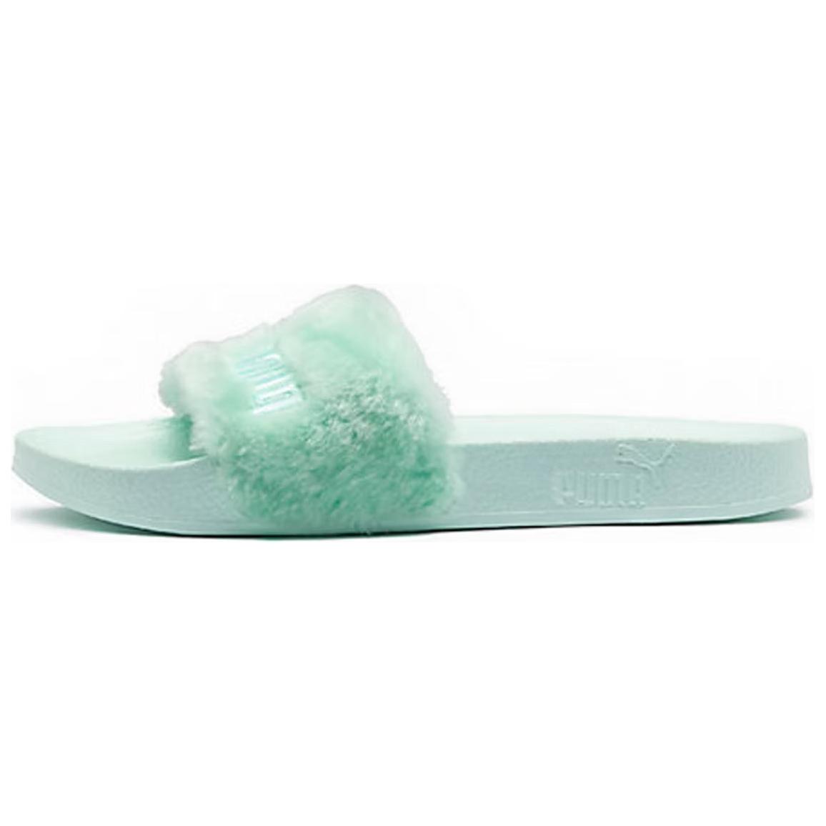PUMA Slide Slippers Unisex Green 364402-01 44.5