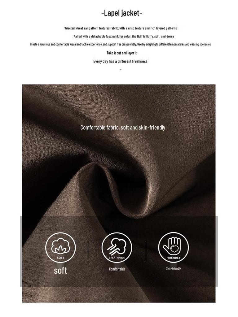 2025 Winter American Style Lambswool Lapel Men's Retro Cotton Jacket – Thickened Casual Workwear Coat