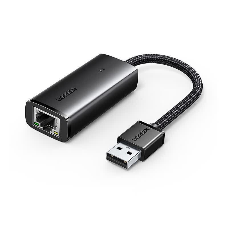 

UGREEN Braided USB 3.0 to RJ45 Gigabit Ethernet Adapter (CN version)