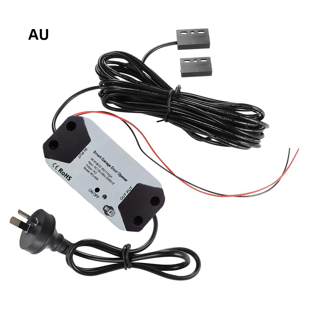 WiFi Switch Smart Garage Door Opener Controller Work With Alexa Echo Google Home SmartLife/Tuya APP Control No Hub Require