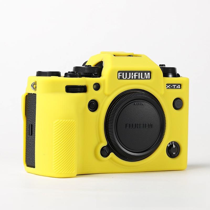 

Silicone Case for Fujifilm Mirrorless X-T4/XT-4, X-T4 Camera Bag, Photography Accessory, X-T4 Macaron Colors жёлтый