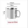 OEING Outdoor 304 Stainless Steel Camping Mug Set