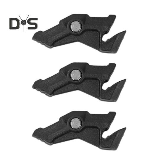 Suporte magnético para tanque de gás 3 peças, resistente, portátil, leve, para churrasco ao ar livre, piquenique, suporte para tanque de combustível, suporte para pés, elevador, acessórios para acampamento