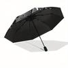 Viking Shield Wall Art, Norse Decor with Spear and Ravens Umbrella, Cute Umbrella with Cute Design, Portable 3-Fold Compact Umbrella for Men & Women,