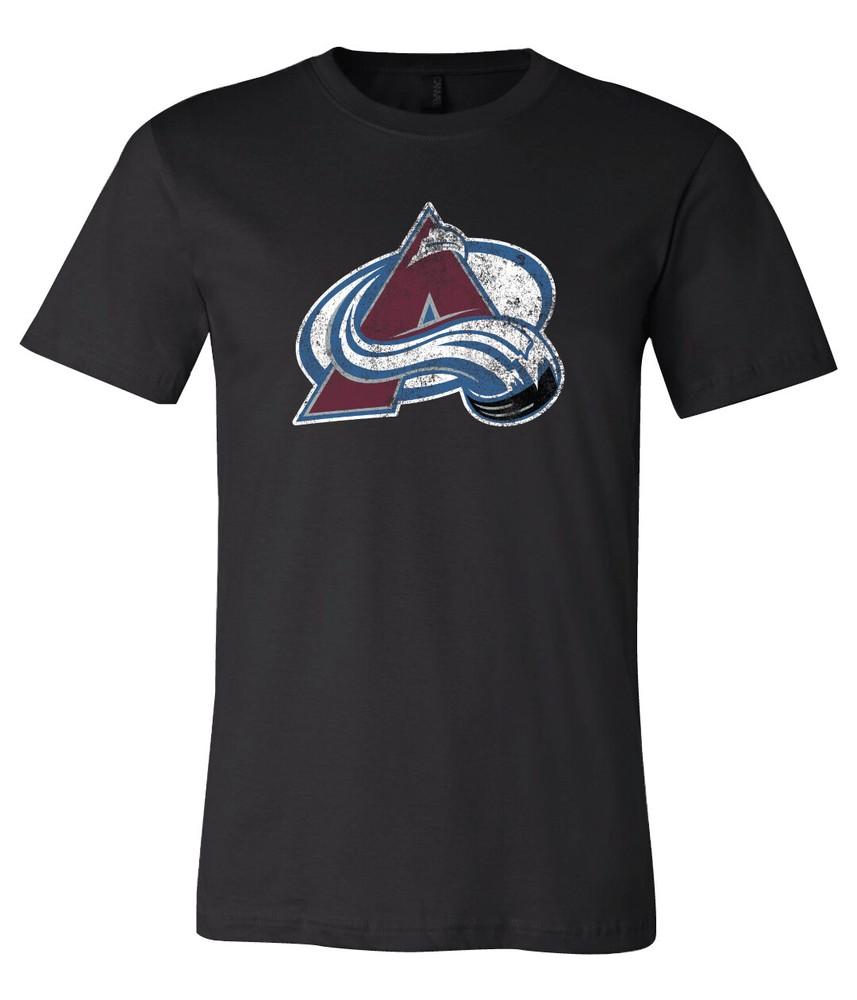 T-shirt logo usé Colorado Avalanche S-6XL Suivi !! T-shirts unisexes