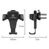 Car Sticker Gravity Car Phone Holder Air Vent Clip Cell Phone Stand Support For Mercedes Benz AMG W203 W206 W220 W205 W211 W212