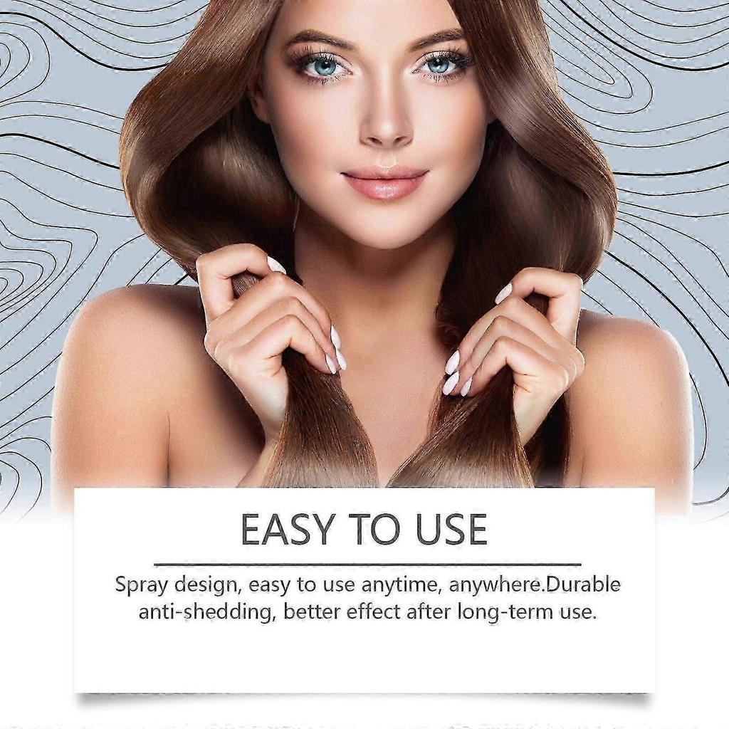 Hoegoa Hair Essence Spray Repairs Dry Frizzy Glossy Smooth Scalp Moisturizing Hair Essence